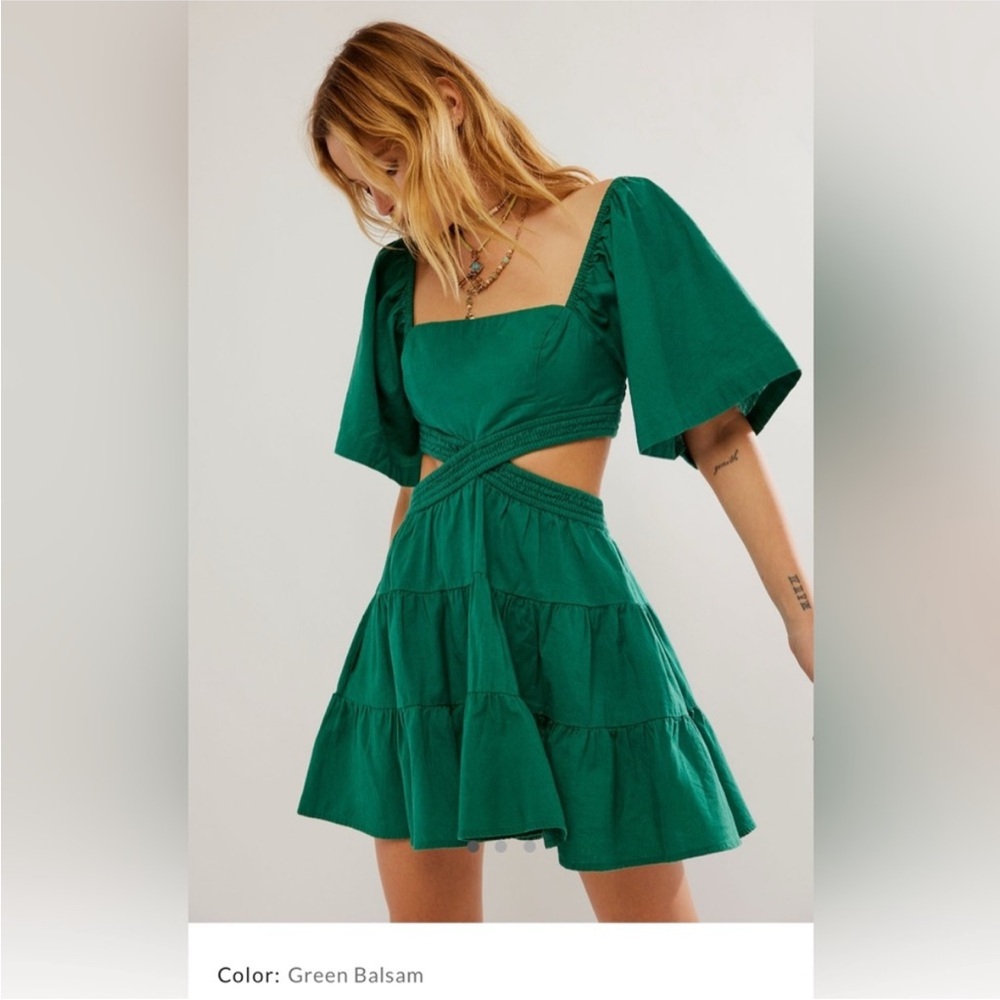 Free People Cross of Sunlight Mini Dress